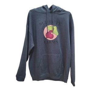 The Office Schrute Farms Beets Hoodie Sweatshirt L large grey Bespoke Soft